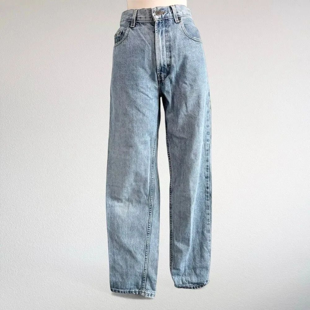 Vintage Old Navy Light Wash Jeans Denim Straight High Rise 27”